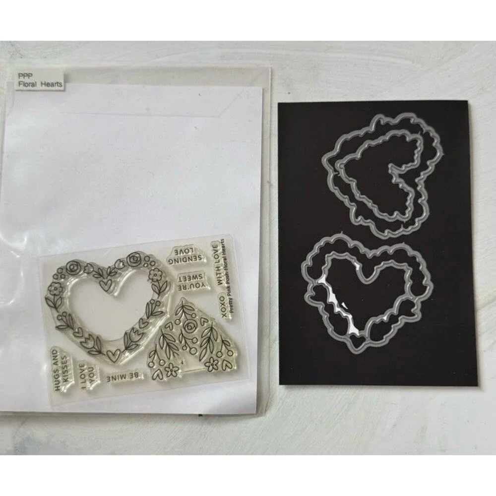 Pretty Pink Posh - Lot of‎ 3 Stamp Sets with Dies
